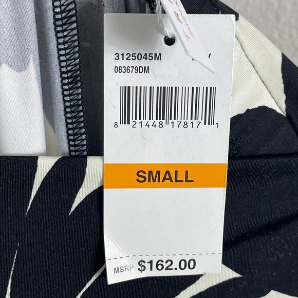 NEW Trina Turk Womens Small Lennox Cover Up Pants in Black Vanilla Pull On - Picture 5 of 11